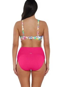 New Sunsets Botanical Bliss Sandbar Rib Kauai Keyhole Top