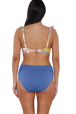 Clearance Sunsets Botanical Bliss Sandbar Rib Willa Wireless Top