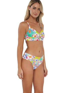 Online Sunsets Botanical Bliss Sandbar Rib Lyla Bralette Top