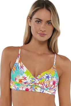 Online Sunsets Botanical Bliss Sandbar Rib Lyla Bralette Top