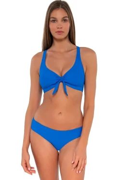 Hot Sunsets Electric Blue Brandi Bralette Top
