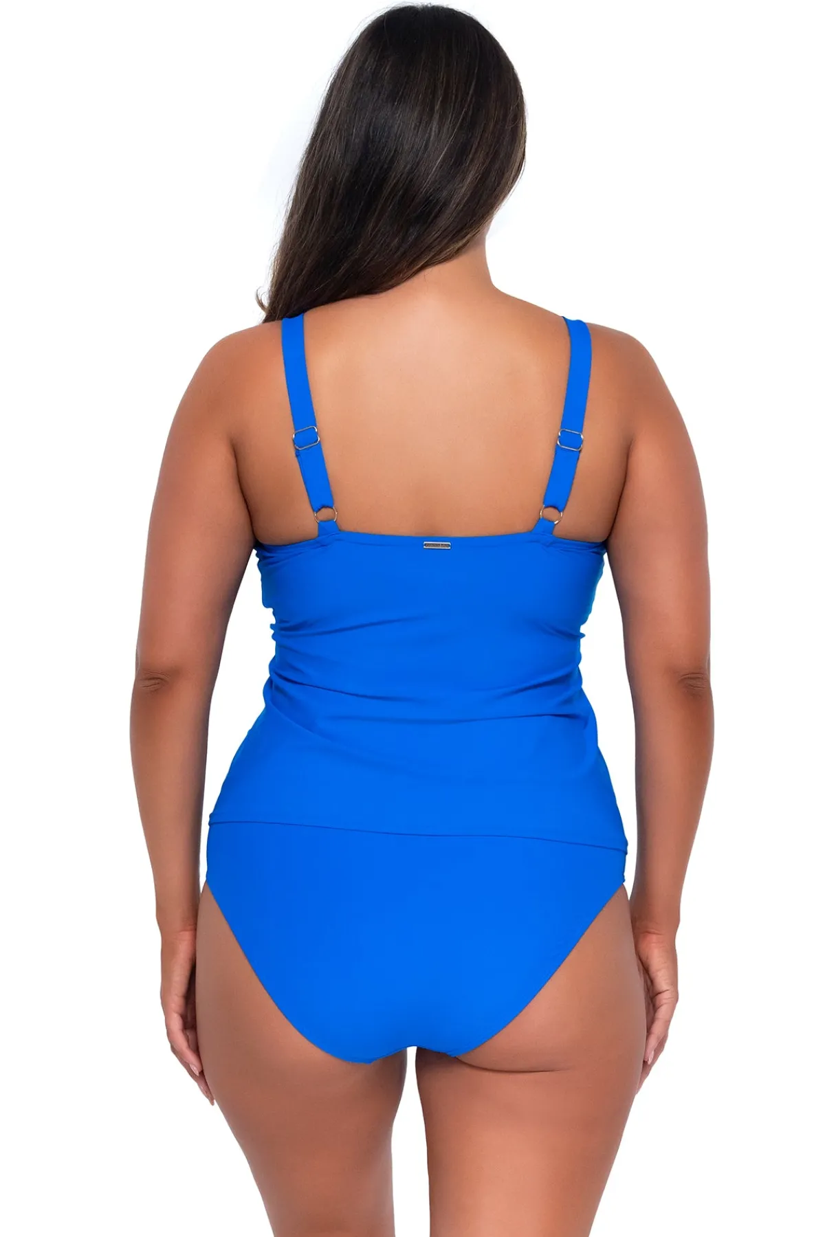 Sale Sunsets Electric Blue Forever Tankini Top