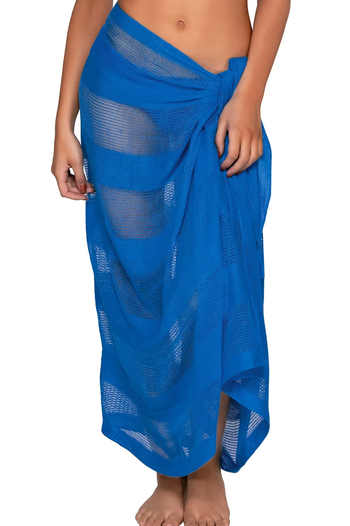 Online Sunsets Electric Blue Paradise Pareo