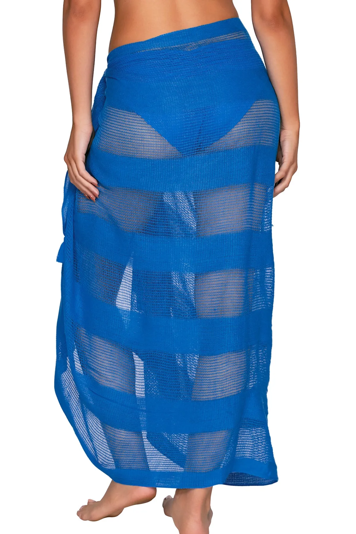 Online Sunsets Electric Blue Paradise Pareo