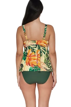 Online Sunsets Escape Amber Oasis Marin Tankini Top