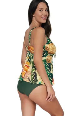 Online Sunsets Escape Amber Oasis Marin Tankini Top
