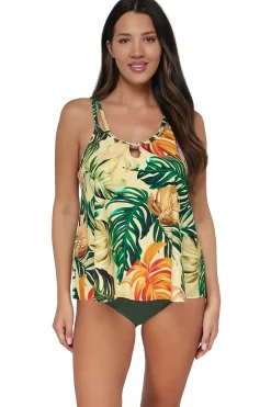 Online Sunsets Escape Amber Oasis Sadie Tankini Top
