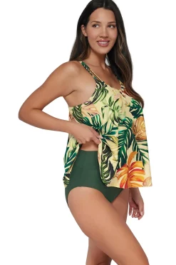 Online Sunsets Escape Amber Oasis Sadie Tankini Top