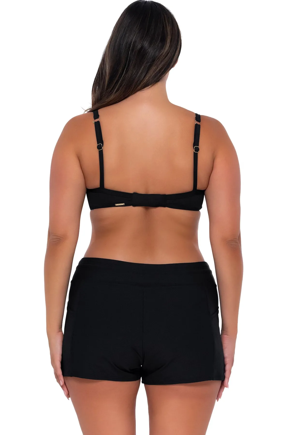 Clearance Sunsets Escape Black Laguna Swim Short