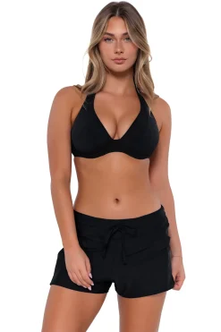 Clearance Sunsets Escape Black Laguna Swim Short