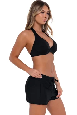 Clearance Sunsets Escape Black Laguna Swim Short