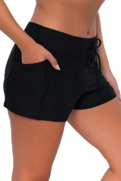 Clearance Sunsets Escape Black Laguna Swim Short