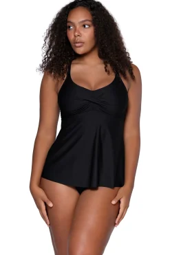 Sale Sunsets Escape Black Tori Tankini