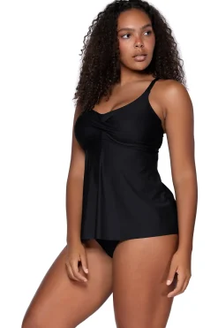 Sale Sunsets Escape Black Tori Tankini