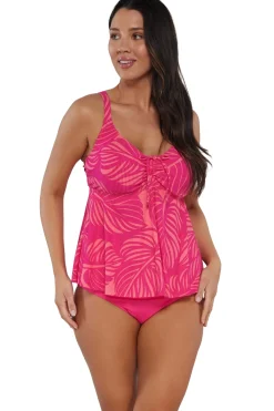 Best Sunsets Escape Blushing Palms Sandbar Rib Marin Tankini Top