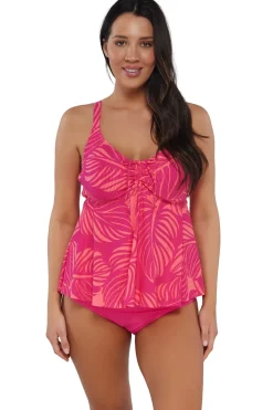 Best Sunsets Escape Blushing Palms Sandbar Rib Marin Tankini Top