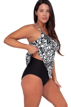 Discount Sunsets Escape Caribbean Seagrass Texture Tori Tankini Top