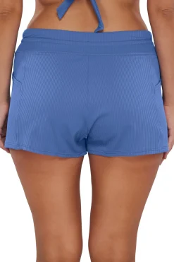 Outlet Sunsets Escape Harbor Blue Sandbar Rib Laguna Swim Short