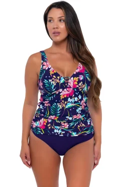 Hot Sunsets Escape Island Getaway Emerson Tankini Top