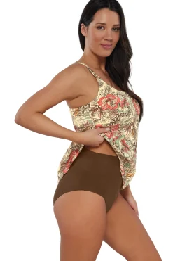 Outlet Sunsets Escape Island Spice Jenna Tankini Top