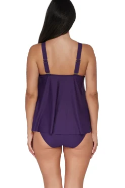 Sale Sunsets Escape Paradise Plum Sadie Tankini Top