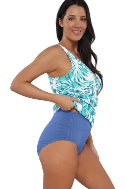 Discount Sunsets Escape Sea Breeze Sandbar Rib Emerson Tankini Top