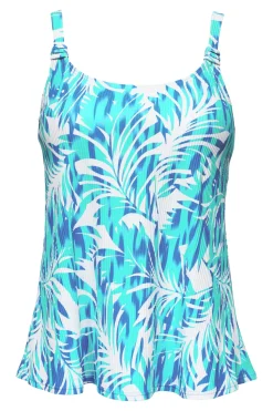 Online Sunsets Escape Sea Breeze Sandbar Rib Jenna Tankini Top