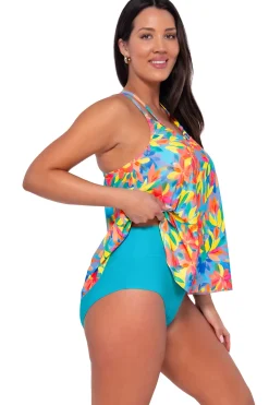 New Sunsets Escape Shoreline Petals Sadie Tankini Top