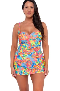 Fashion Sunsets Escape Shoreline Petals Sienna Swim Dress