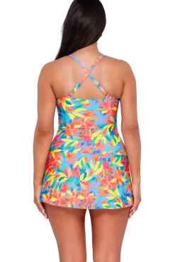 Fashion Sunsets Escape Shoreline Petals Sienna Swim Dress