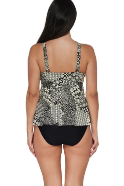 Sale Sunsets Escape Venice Seagrass Texture Marin Tankini Top