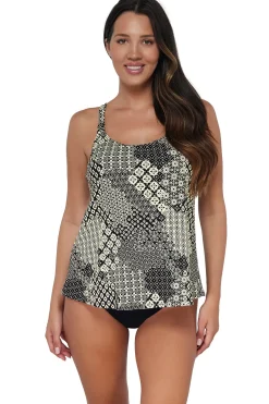 Outlet Sunsets Escape Venice Seagrass Texture Jenna Tankini Top
