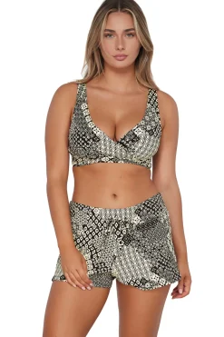 Best Sunsets Escape Venice Seagrass Texture Laguna Swim Short Bottom