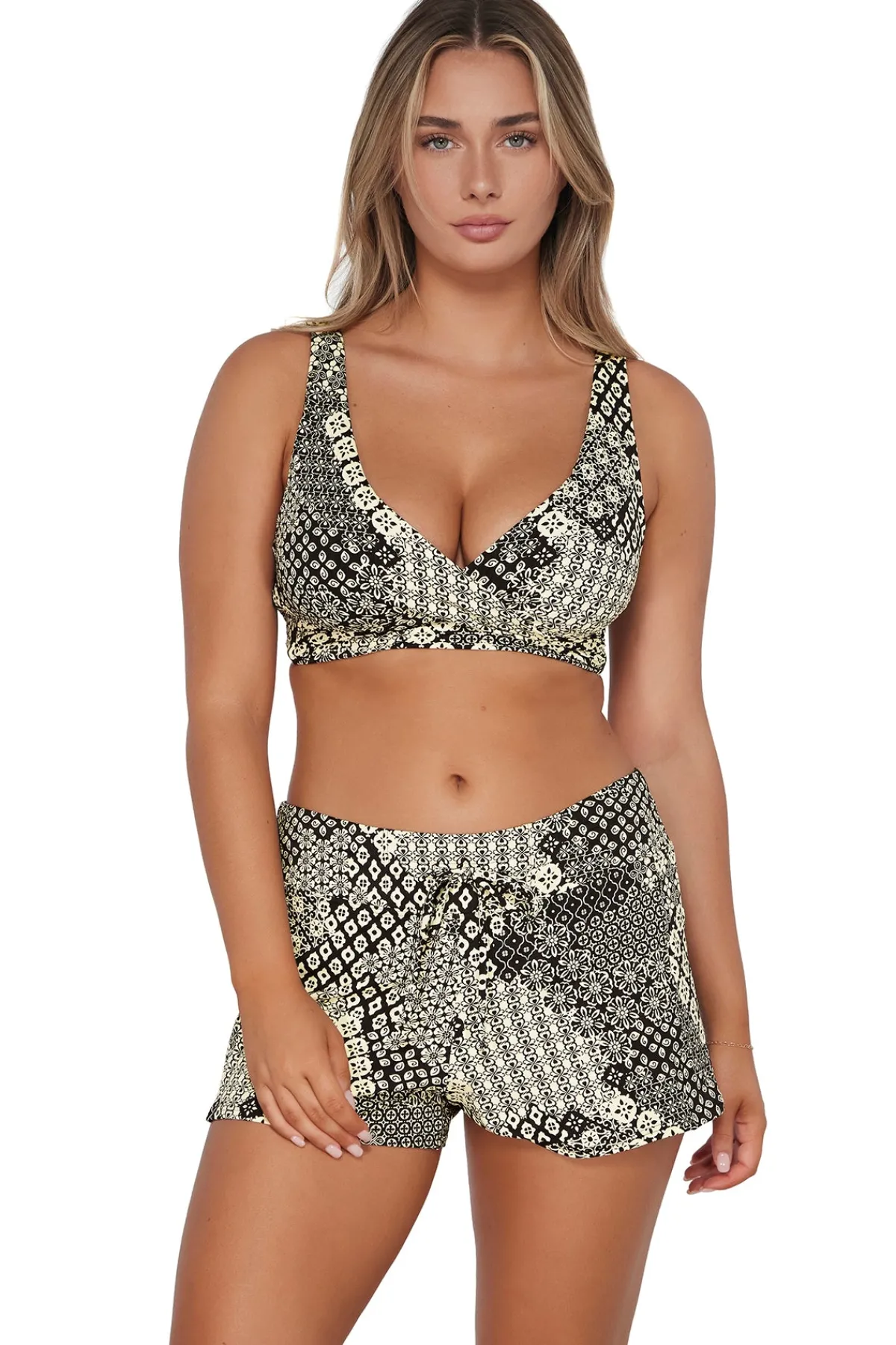 Best Sunsets Escape Venice Seagrass Texture Laguna Swim Short Bottom