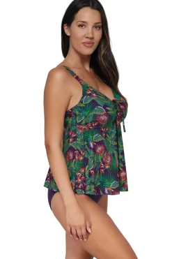 Online Sunsets Escape Welcome To Rio Marin Tankini Top