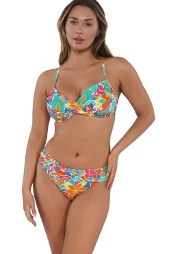Fashion Sunsets Festive Floral Sandbar Rib Unforgettable Bottom