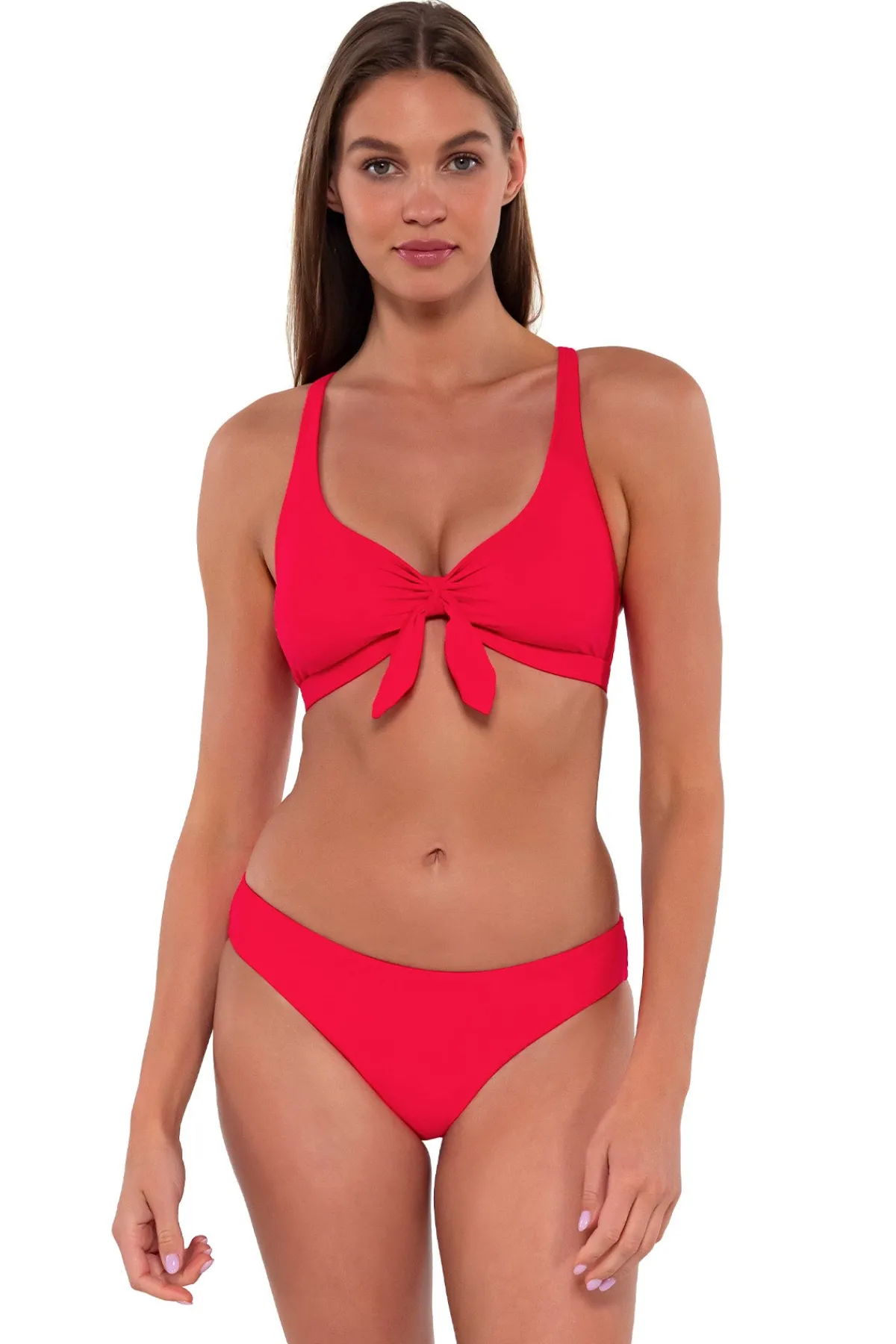 Online Sunsets Geranium Brandi Bralette Top