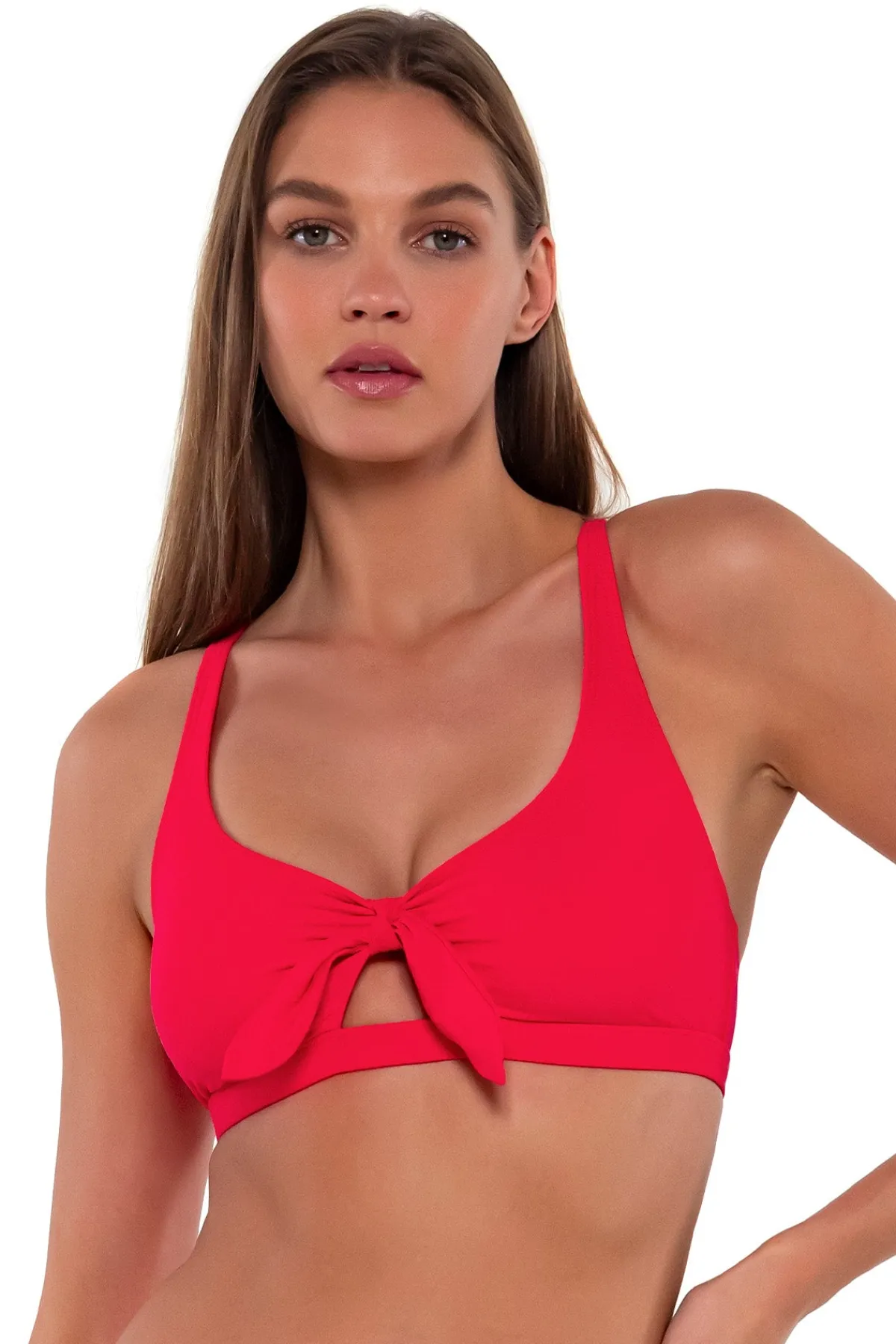 Online Sunsets Geranium Brandi Bralette Top