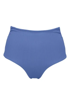 New Sunsets Harbor Blue Sandbar Rib Capri High Waist Bottom