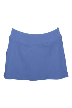 Discount Sunsets Harbor Blue Sandbar Rib Sporty Swim Skirt