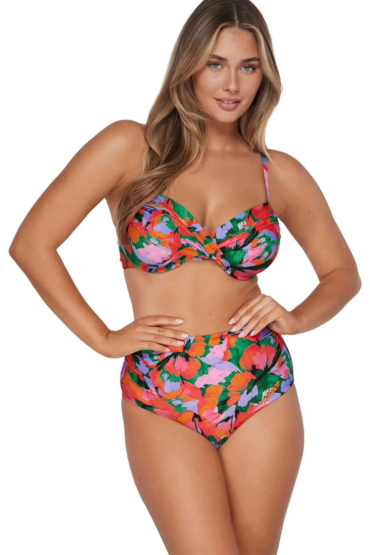 Best Sunsets Hummingbird Cove Capri High Waist Bottom