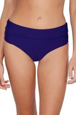 Fashion Sunsets Indigo Capri High Waist Bottom