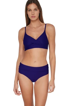 Fashion Sunsets Indigo Capri High Waist Bottom