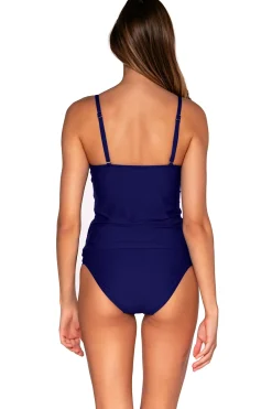 Online Sunsets Indigo Simone Tankini Top