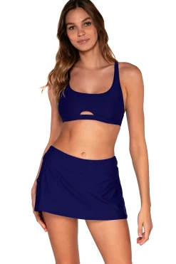 Best Sunsets Indigo Sporty Swim Skirt