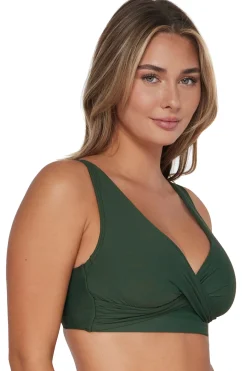 Online Sunsets Island Green Elsie Top