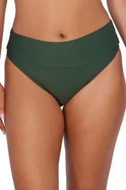 Sale Sunsets Island Green Hannah High Waist Bottom