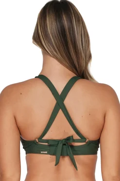 Sale Sunsets Island Green Vienna V-Wire Top