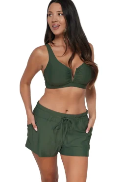 Sale Sunsets Island Green Vienna V-Wire Top