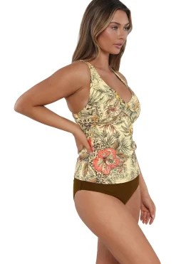New Sunsets Island Spice Elsie Tankini Top